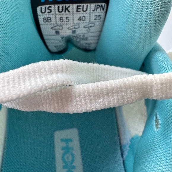 Hoka White and Blue Athletic Shoes - Picture 5 of 5